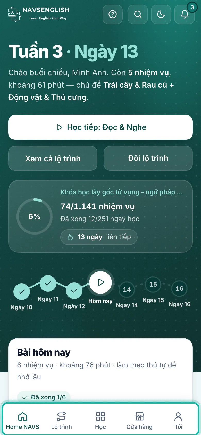 Thanh dưới màn hình trên điện thoại được khoanh