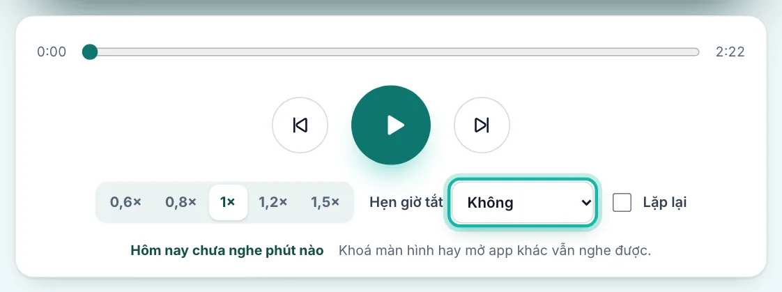 Ô Hẹn giờ tắt được khoanh